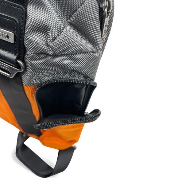 TUMI Alpha Bravo Monterey Sling Crossbody Orange Urban Commuter Light Travel Bag - Picture 7 of 12